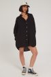 Academy Brand Hampton Linen Dress Black Hot on Sale