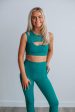 Zalen Sports Bra - Teal Supply