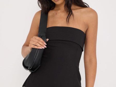 Perfect Stranger Luca Strapless Long Line Top Black Sale