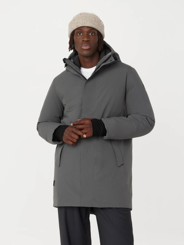 The Capital Parka in Dark Grey Cheap