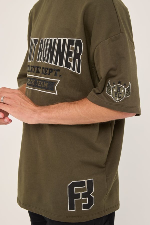 Front Runner Athletic Department Tee Military on Sale