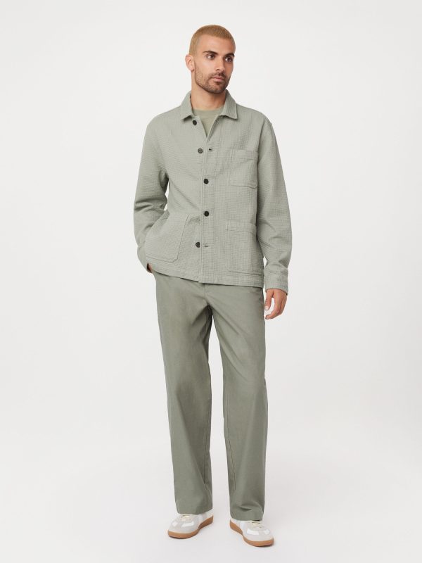 The Chore Overshirt in Green on Sale