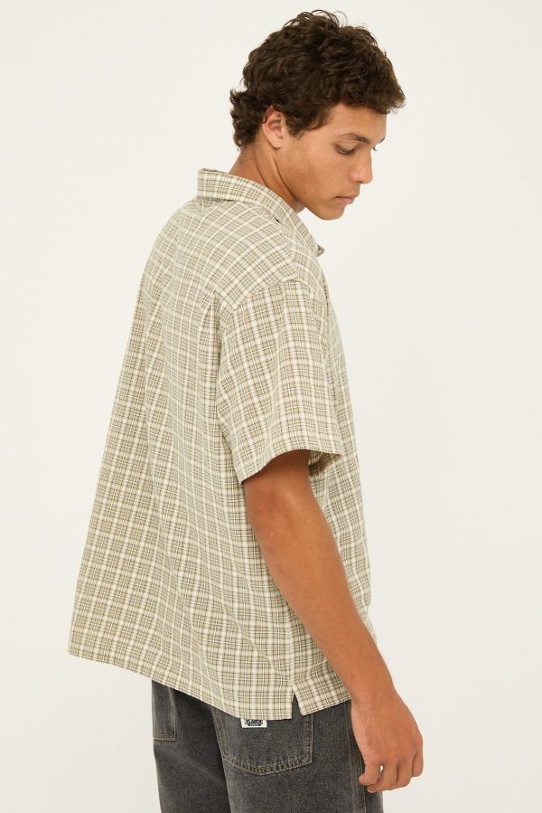 Xlarge Wall Check SS Shirt Swamp Online Hot Sale