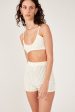 Perfect Stranger Solstice Knit Bralette Cream on Sale