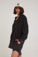 Academy Brand Hampton Linen Dress Black Hot on Sale