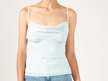 Perfect Stranger Soft Light Recycled Cami Top Baby Blue Sale