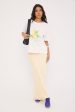 Perfect Stranger Limone Fresco Oversized Graphic Tee White Cheap