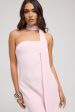 Perfect Stranger Carlota Strapless Scarf Maxi Dress Pink For Discount