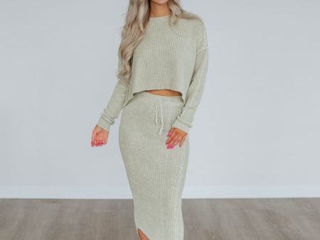 Rheanna Midi Skirt - Sand Online Sale