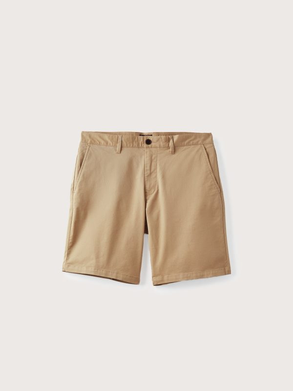 The Brunswick Chino Slim Fit 9in Short in Dune Hot on Sale