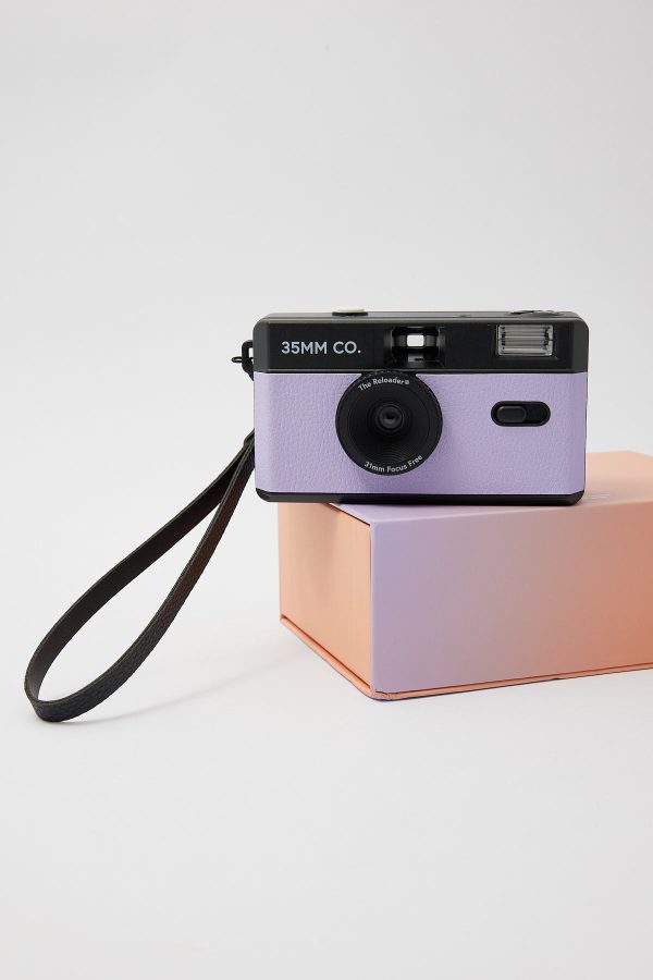 35mm Co. The Reloader Reusable Film Camera Purple For Sale