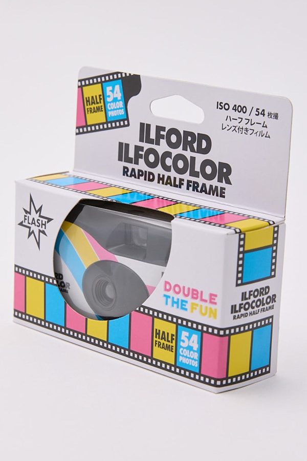 Ilford Ilfocolor Rapid Half Frame Camera 54 Exposures Multi For Discount