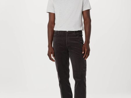 The Brunswick Corduroy Pant in Washed Black Online Sale