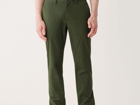 The Brunswick Slim Chino Pant in Green For Discount