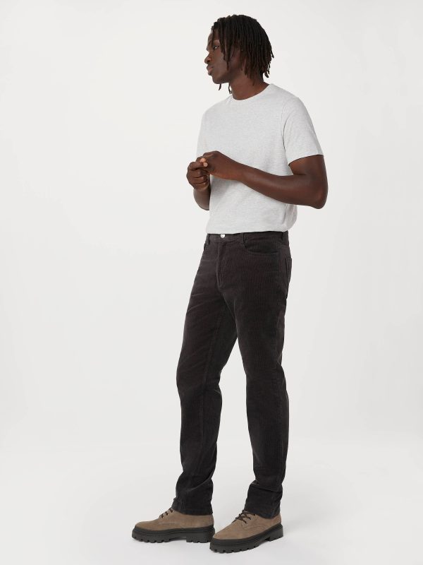 The Brunswick Corduroy Pant in Washed Black Online Sale