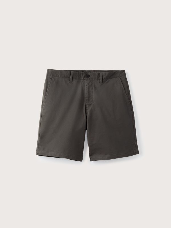 The Slim Fit Brunswick Chino 9in Short in Iron Grey Hot on Sale