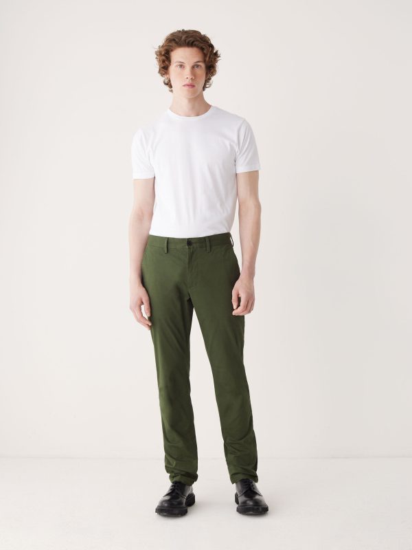 The Brunswick Slim Chino Pant in Green For Discount