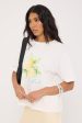 Perfect Stranger Limone Fresco Oversized Graphic Tee White Cheap