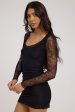 Luck & Trouble Lilliana Lace Mini Dress Black For Cheap