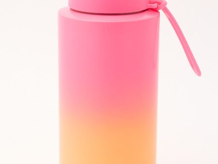 Frank Green 34oz Stainless Steel Ceramic Reusable Bottle with Flip  Summer Sunset Sale