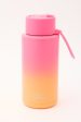 Frank Green 34oz Stainless Steel Ceramic Reusable Bottle with Flip  Summer Sunset Sale