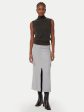 The Cargo Midi Skirt in Light Grey For Cheap