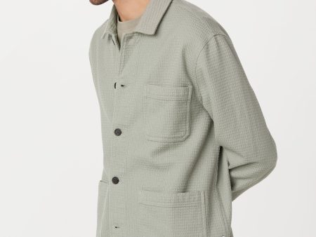 The Chore Overshirt in Green on Sale