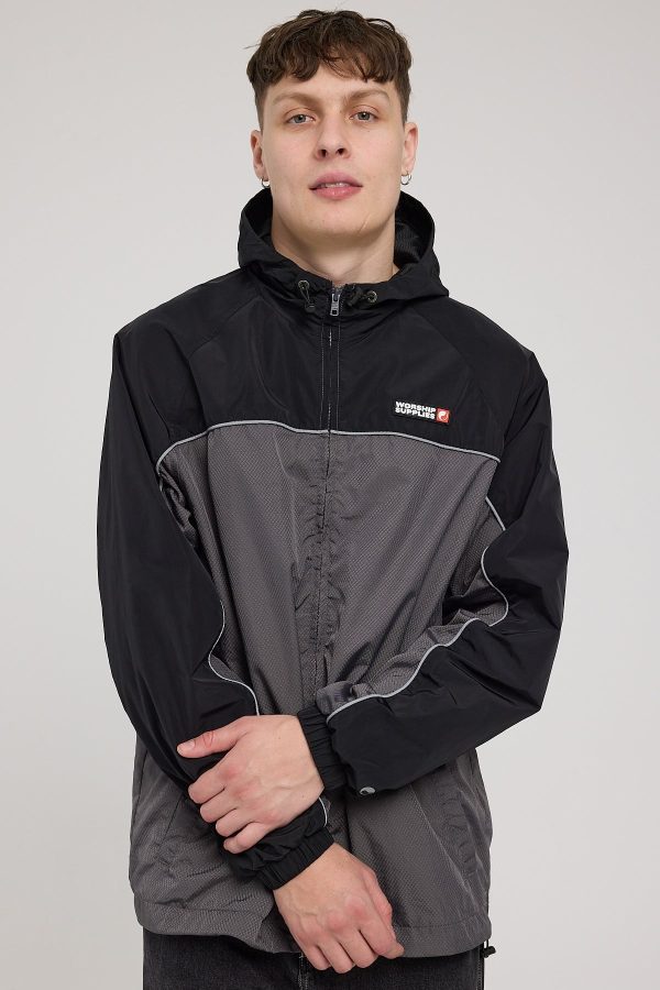 Worship Forever Zip Anorak Jacket Black Online Hot Sale