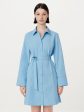 The Poplin Shirt Dress in Sky Blue Online now