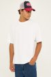 As Colour Heavy Faded Minus Tee (-5cm) Faded White Hot on Sale