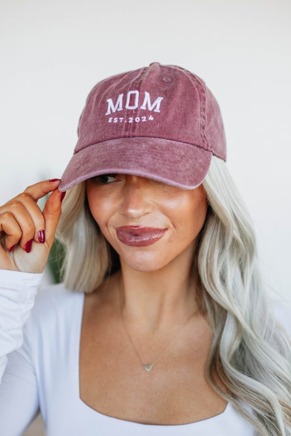 Mom Baseball Hat - Wine Cheap