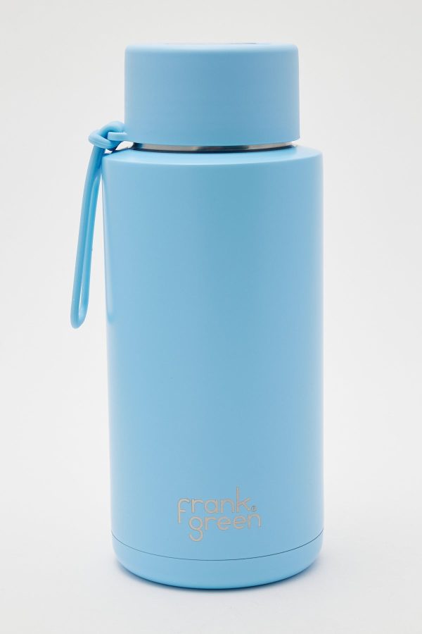 Frank Green 34oz Reusable Bottle Sky Blue For Discount