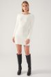 Perfect Stranger Kanaya Long Sleeve Knit Mini Dress White For Discount