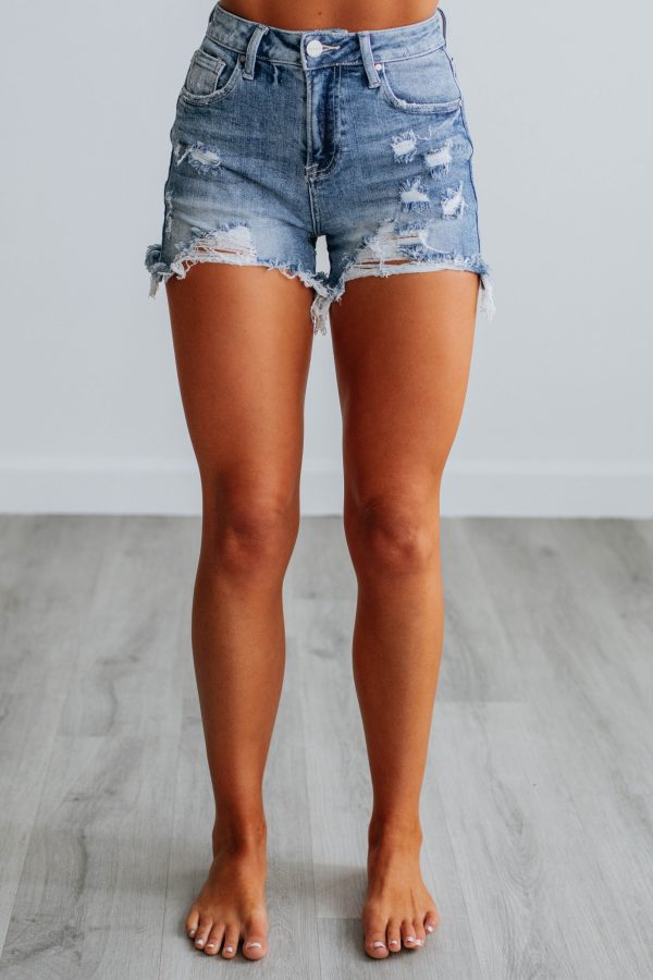 Ryder Risen Shorts - Light Wash Hot on Sale