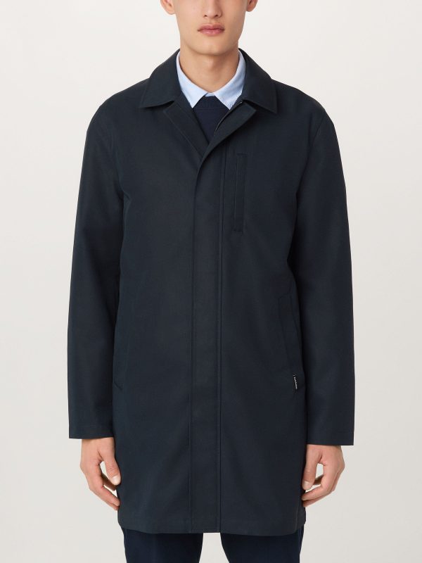 The Joseph Mac Topcoat in Deep Blue Discount