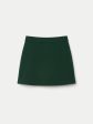 The Double Knit Mini Skirt in Pine Grove Online Sale