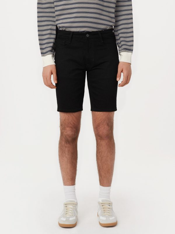 The Adam Slim 10in Short in Black Online Sale