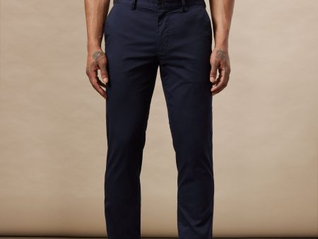 The Brunswick Slim Chino Pant in Deep Blue Fashion