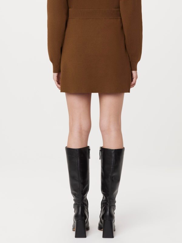 The Compact Mini Skirt in Tiramisu Sale