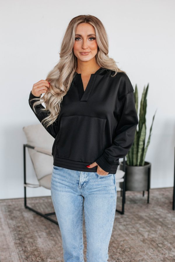 Zealand Lounge Pullover - Black Online Sale