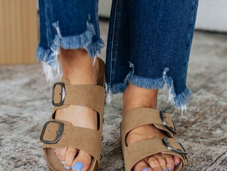 Simply Thriving Sandals - Taupe For Sale