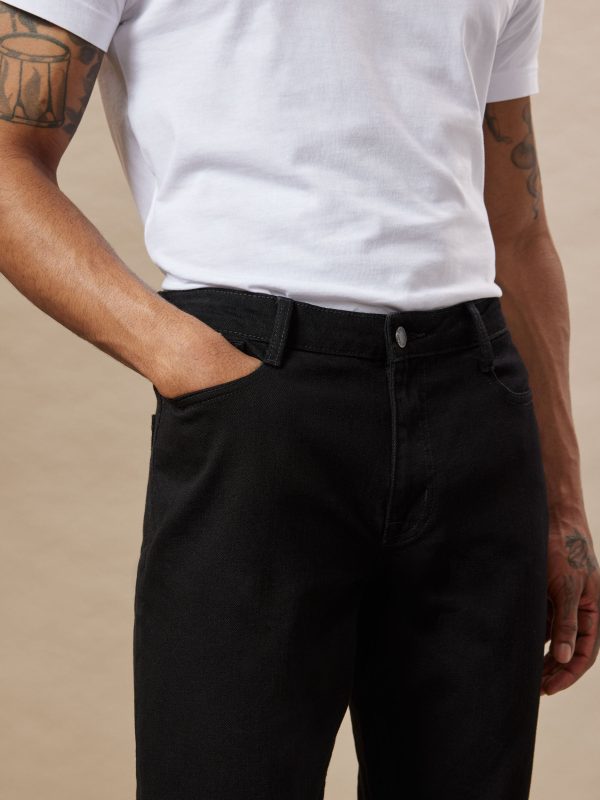 The Adam Slim Jean in Black Cheap