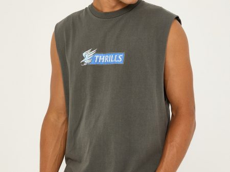 Thrills Allegiance Merch Fit Muscle Merch Black Online now