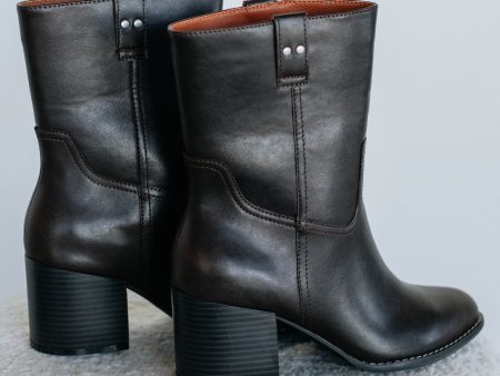 Walking A Fine Line Boots - Coffee Sale