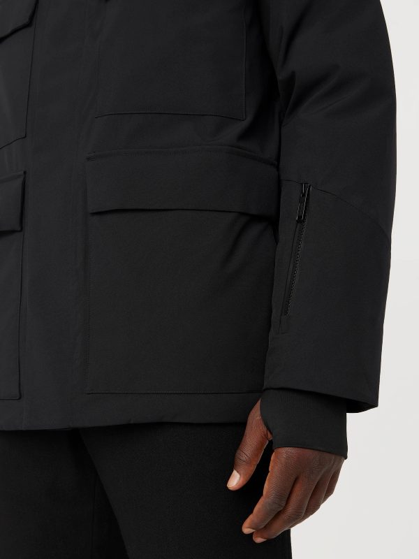 The Capital Field Parka in Black For Cheap