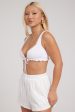 Luck & Trouble Carlie Lace Trim Bralette White Fashion