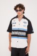 Neovision Pitstop Oversize Short Sleeve Shirt White Black Blue Online