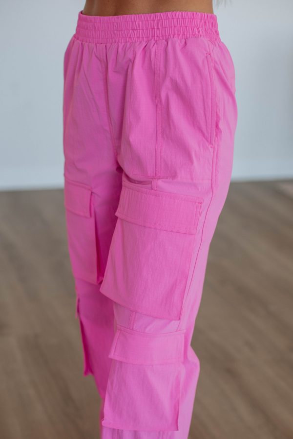 Waylon Cargo Pants - Bubblegum Sale