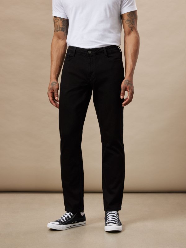 The Adam Slim Jean in Black Cheap