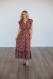 Saffron Floral Dress Hot on Sale